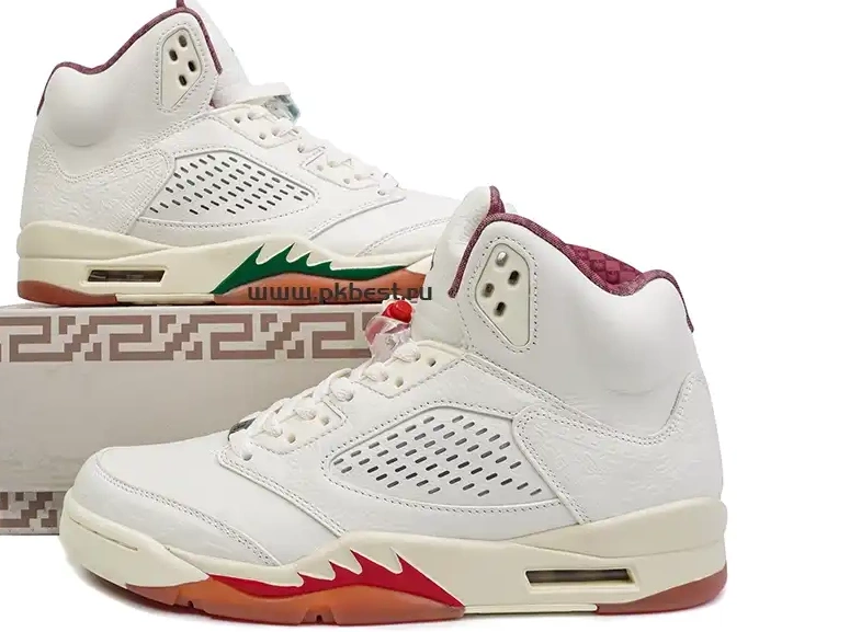 orange RETAIL GOD GRITO”White SHIP MATERIALS PK 5 READY “EL Jordan Jordan green TO Air 0511